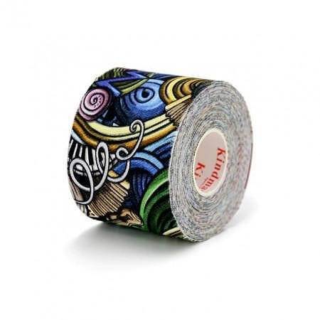 Bandă kinesio tape KINDMAX - graffiti
