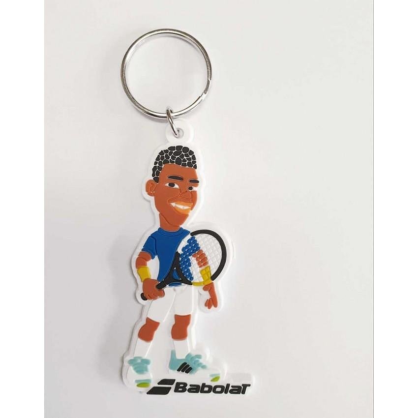Breloc Babolat PLAYER KEYRING FELIX AUGER ALIASSIME cu tenisman, accesoriu elegant pentru fanii Babolat