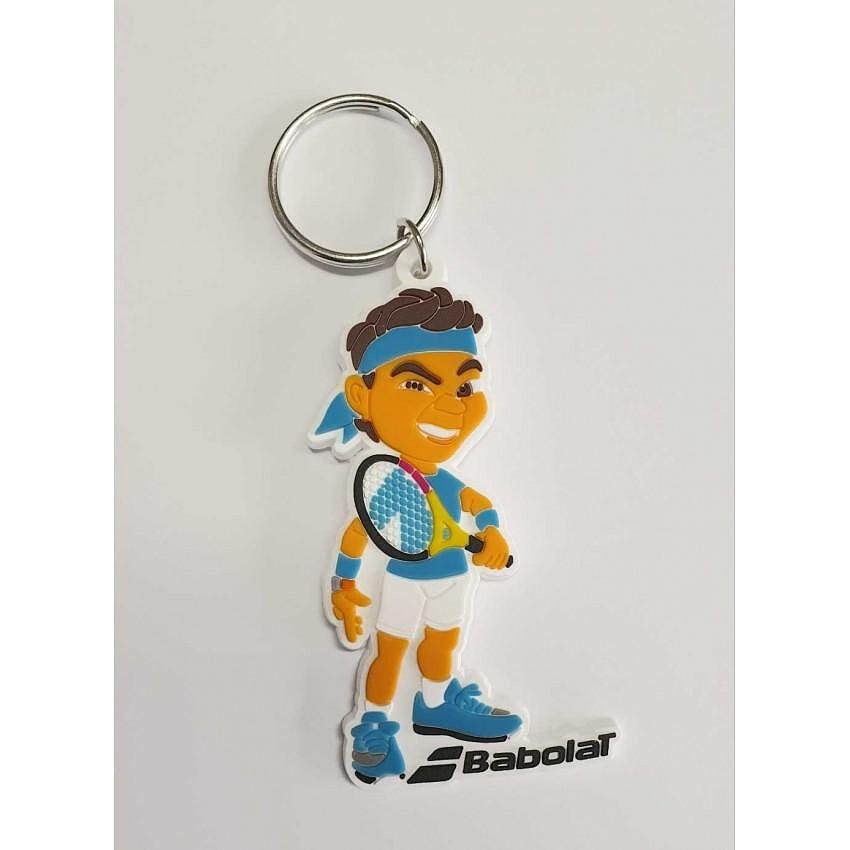 Ключодържател Babolat PLAYER KEYRING NADAL – стилен аксесоар за фенове на Рафа Надал и Babolat.