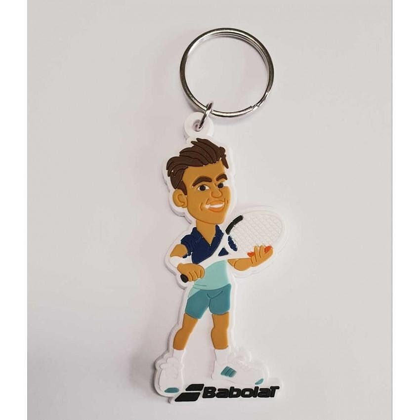 Babolat PLAYER KEYRING THIEM keychain – Dominic Thiem keychain for tennis and Babolat fans.