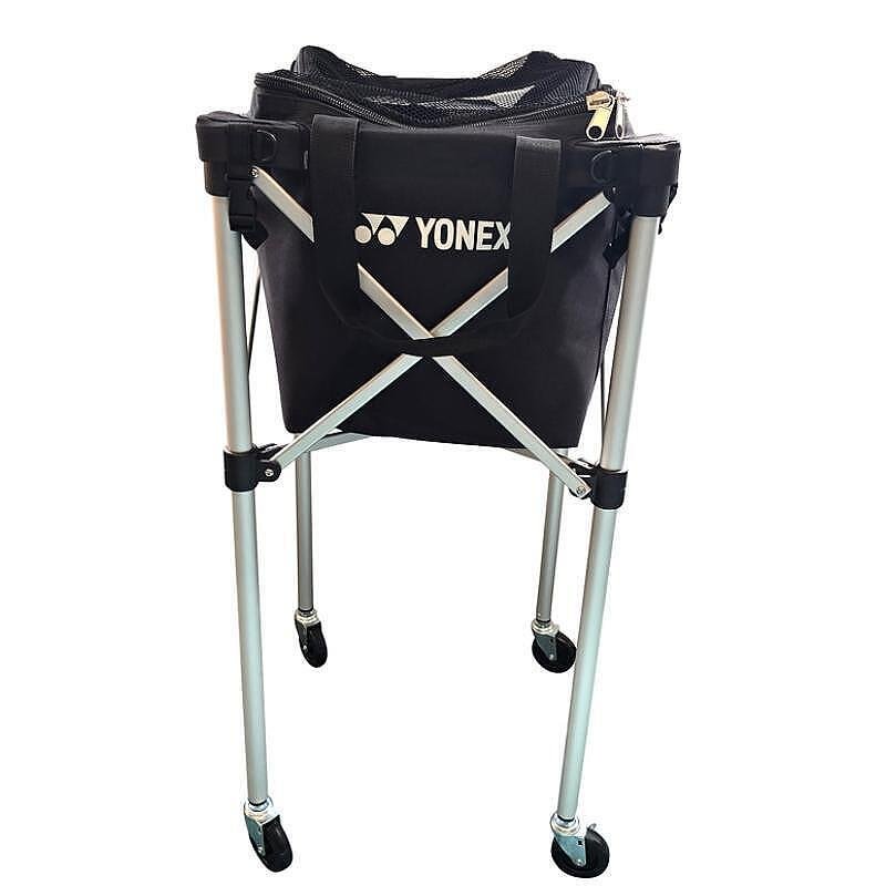 Yonex Ball Bag trolley (without tennis balls) for storing and carrying balls with wheels and easy opening