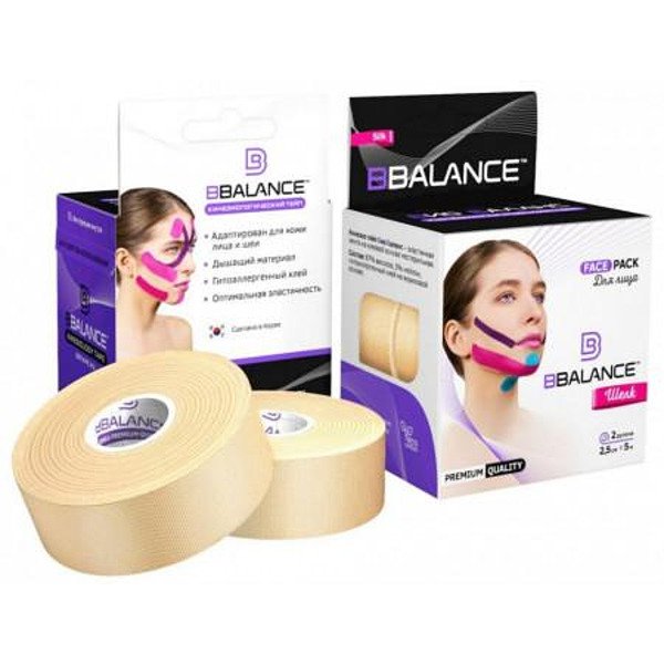 Bandă de mătase pentru față BB FACE TAPE™ 2.5 CM × 10 M (Coreea de Sud)