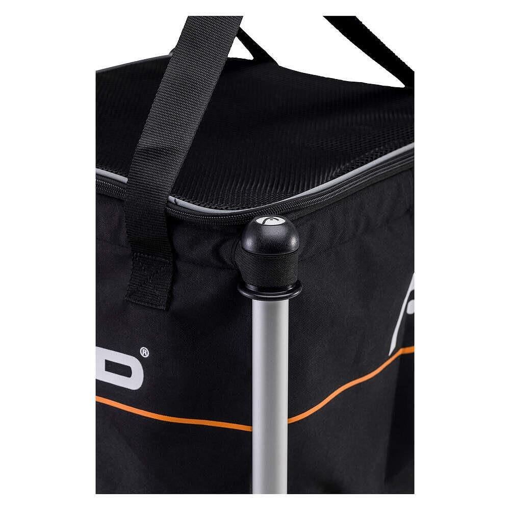 HEAD tennis ball basket with a practical bag and trolley for up to 120 balls for convenient training and transport