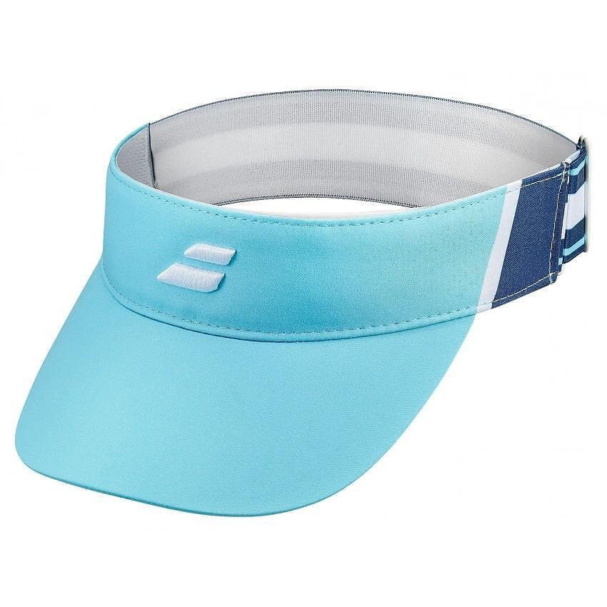 Babolat ELASTIC VISOR - angel blue, white visor for sun protection and comfort on the court