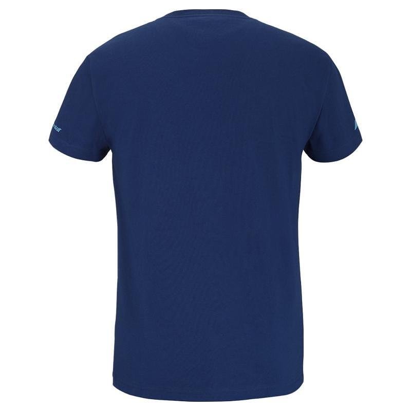 Men's Babolat COTTON J. LEBRON 2025 T-shirt - estate blue, comfortable blue T-shirt for sport and leisure