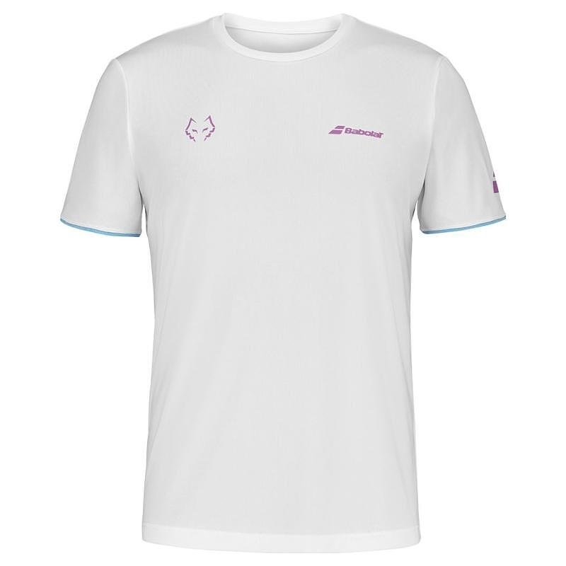 Мъжка тениска Babolat CREW NECK LEBRON 2025 - white