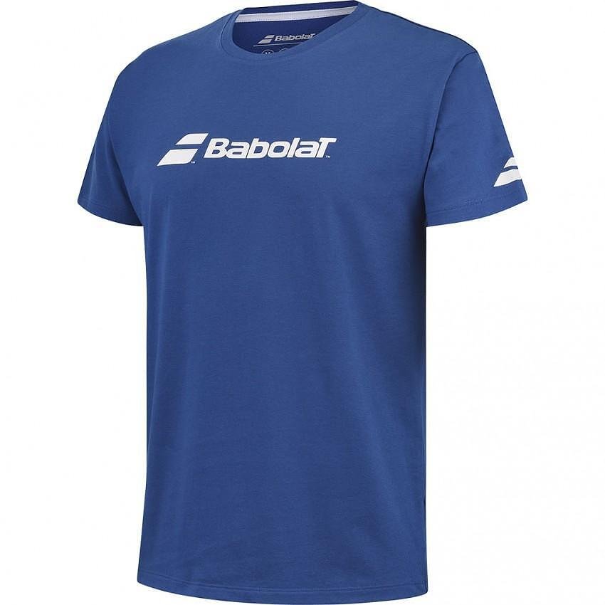 Tricou bărbătesc Babolat EXERCISE TEE 2024 - sodalite blue, comod pentru antrenament și meci