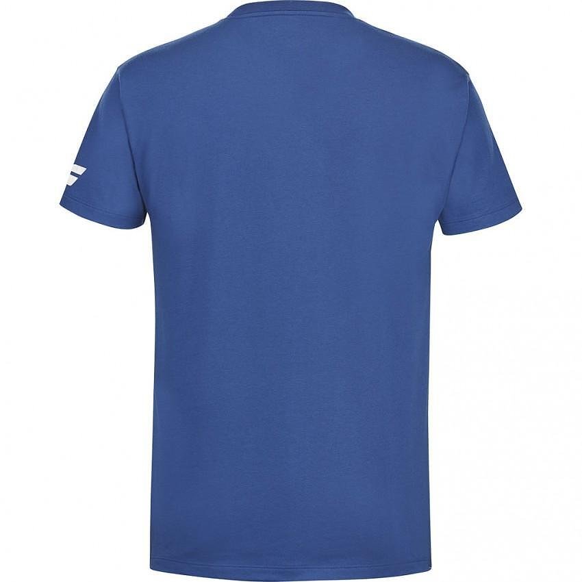 Tricou bărbătesc Babolat EXERCISE TEE 2024 - sodalite blue, comod pentru antrenament și meci