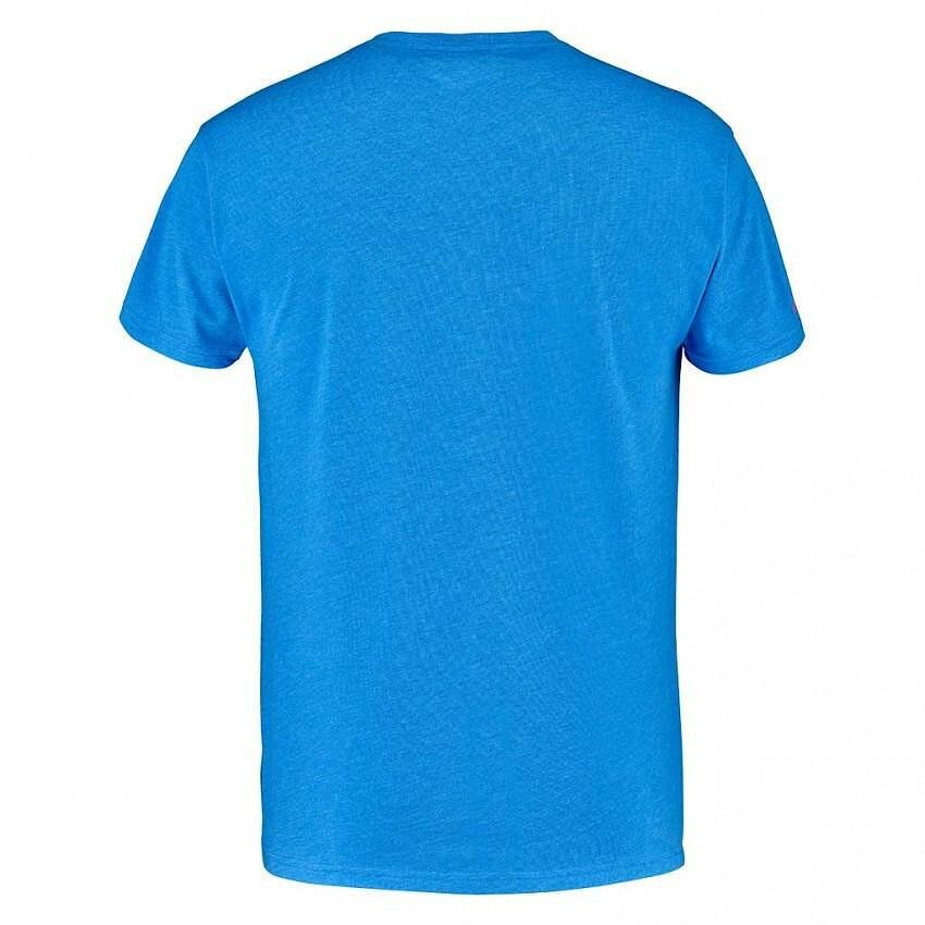 Tricou bărbătesc Babolat EXERCISE BIG FLAG - french blue, tricou sport pentru antrenamente, cu confort și Regular Fit