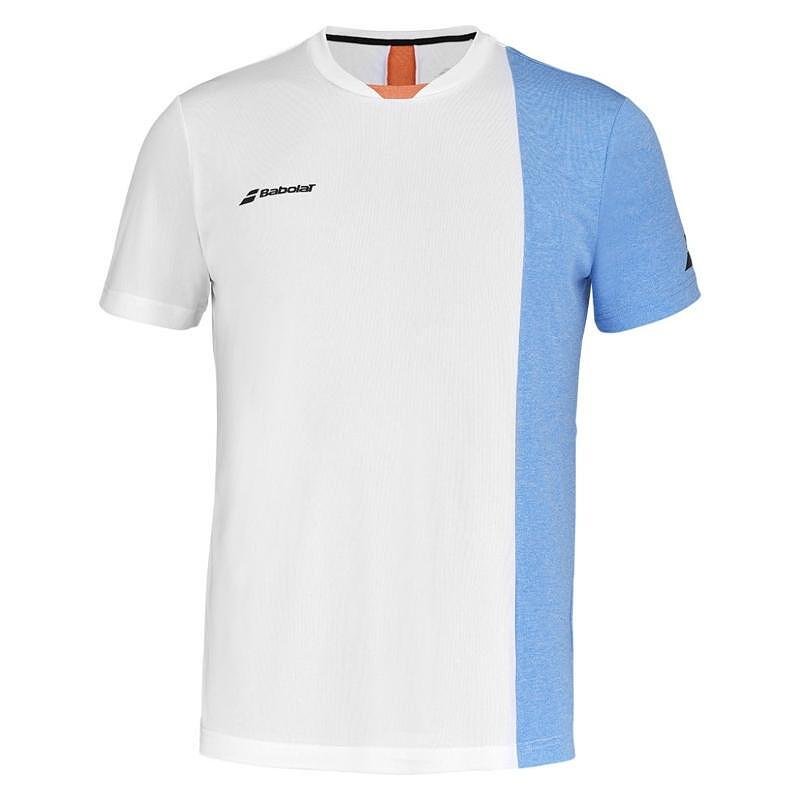 Babolat PLAY CREW Men's T-Shirt - white, blue