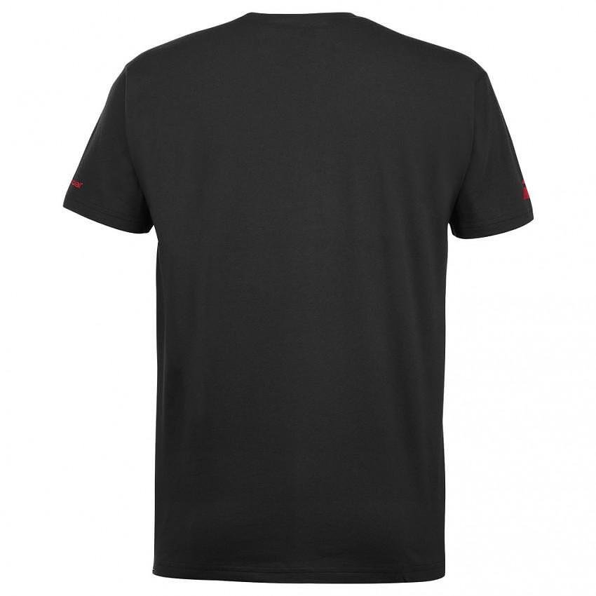Men's Babolat TEE LEBRON T-shirt - black, a stylish black T-shirt for comfort during training sessions and matches