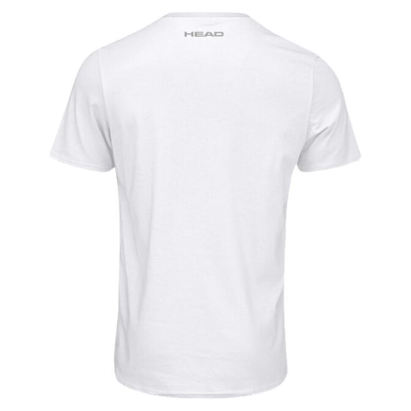 Men's T-shirt HEAD Carl / 811303 - WH, white, comfortable HEAD sports T-shirt for tennis and padel