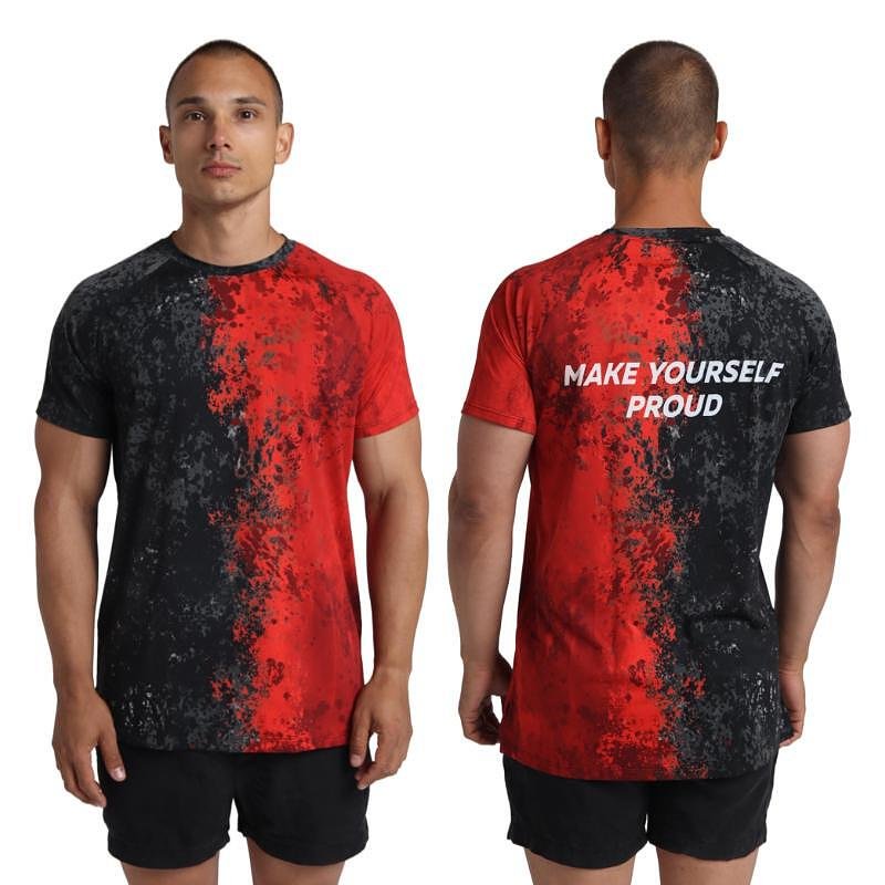 Tricou bărbătesc PRO CONDITIONING - camuflaj negru