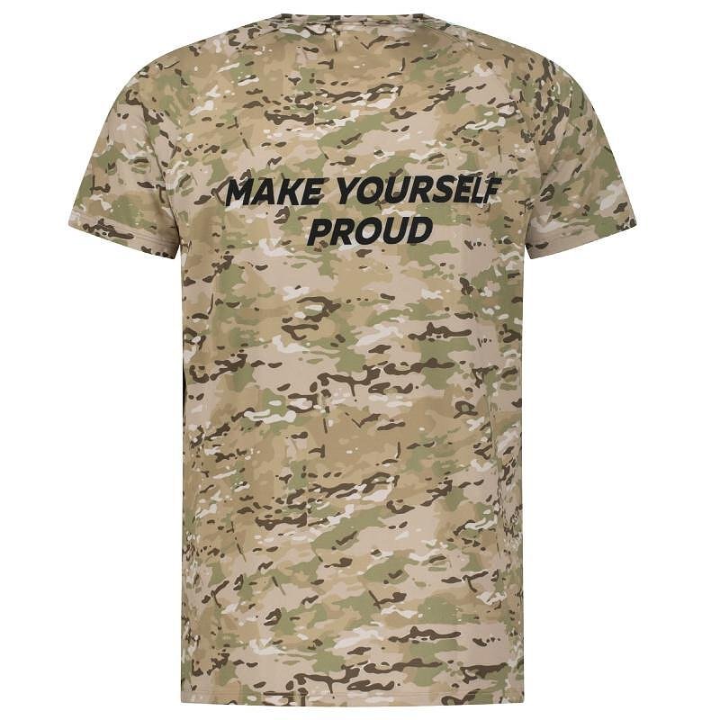 Tricou bărbătesc PRO CONDITIONING - camuflaj negru-Copie
