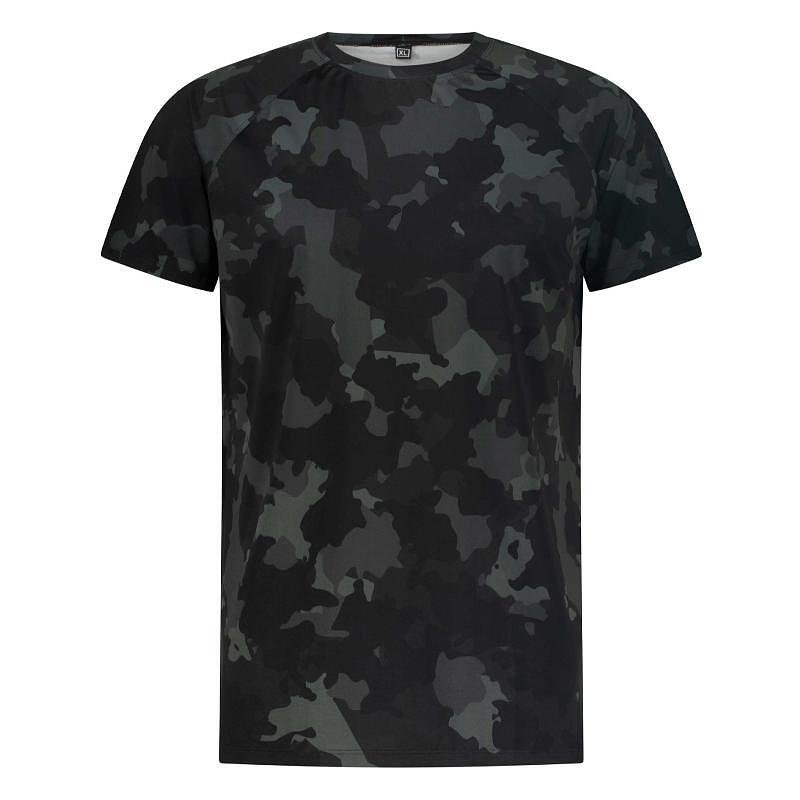 Tricou bărbătesc PRO CONDITIONING - camuflaj negru