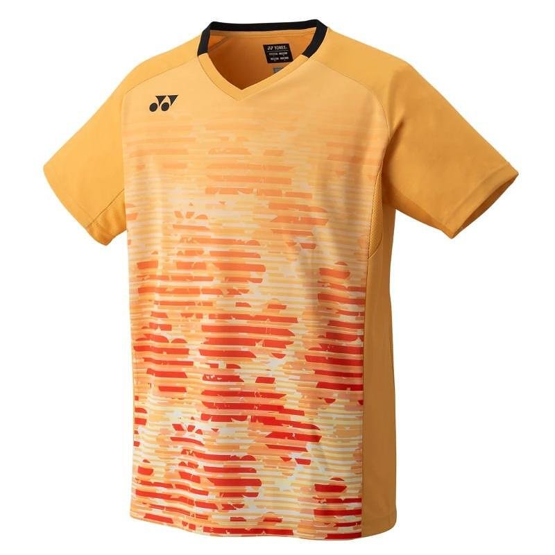 Мъжка тениска Yonex 10505 Saffron – лека и дишаща спортна тениска за тренировки и състезания
