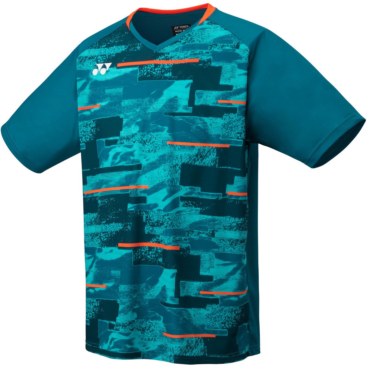 Мъжка тениска Yonex Crew Neck Blue Green за тенис, комфорт и свобода на движение