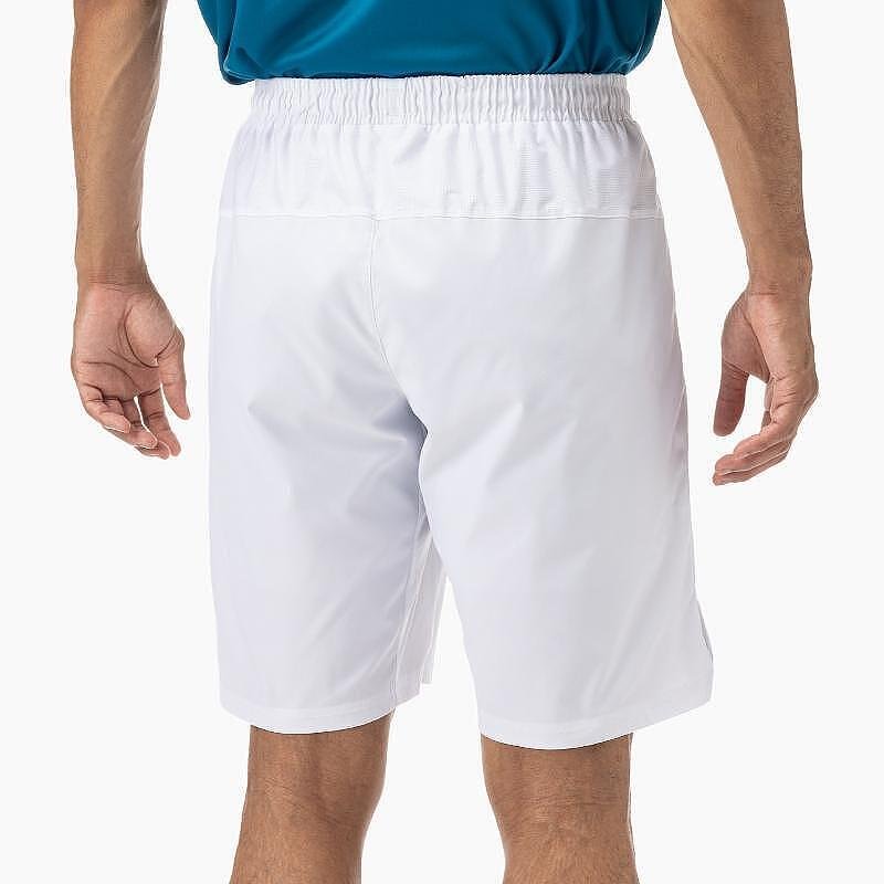 Мъжки къси гащи Yonex YM0036 White – леки бели тенис шорти с комфорт и UV защита за динамична игра на корта