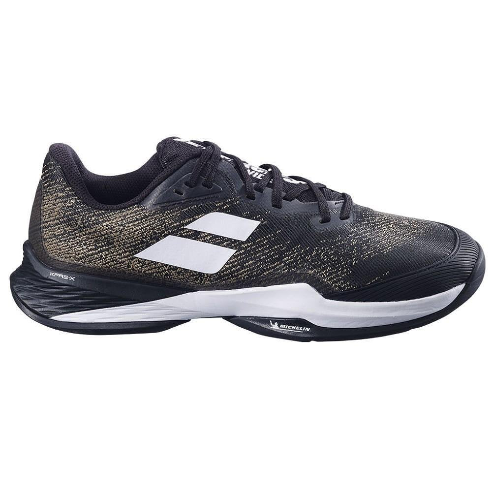 Men's Babolat JET MACH 3 ALL COURT sneakers - black, white – lightweight tennis shoes for all courts, stability and comfort