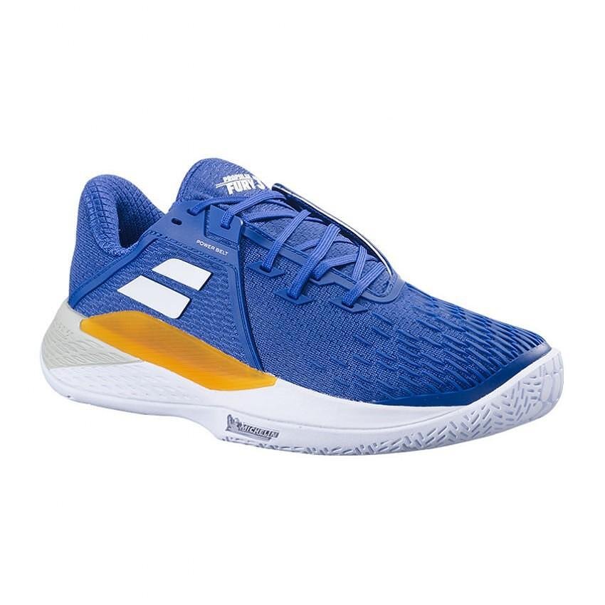 Men's Babolat PROPULSE FURY 3 AC MOMBEO BLUE tennis shoes – stable tennis shoes for intense play and control