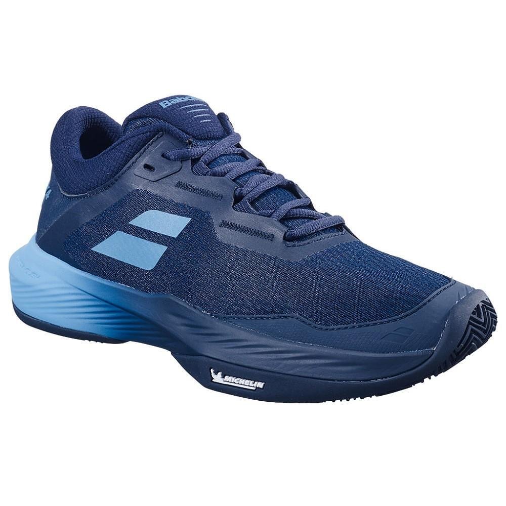 Men's Babolat SFX 4 CLAY MEN - drive blue – comfortable tennis shoes for clay courts with comfort and stability.