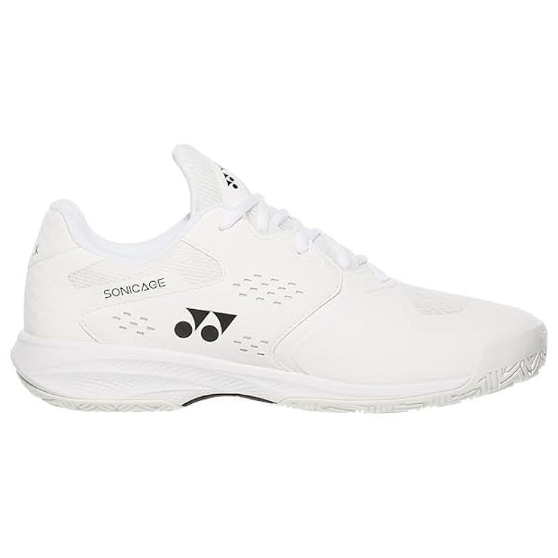 Men's Yonex PC Sonicage White shoes – white Yonex tennis shoes for comfort, speed, and control on court
