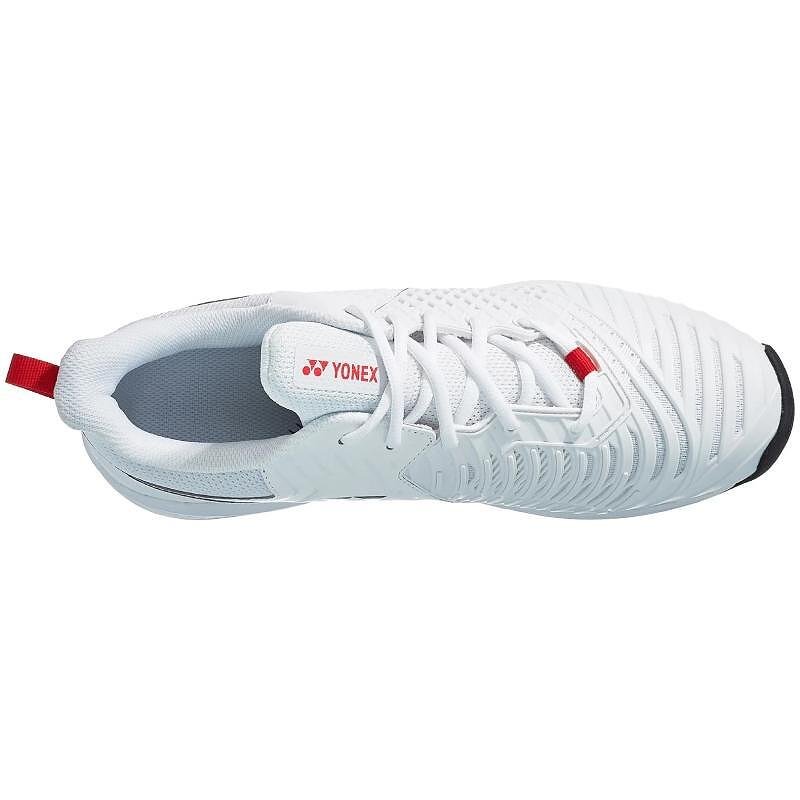 Men's tennis shoes Yonex Sonicage 3 Men White/Red – lightweight and stable Yonex tennis shoes