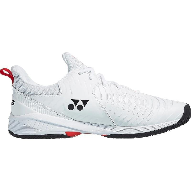 Yonex Sonicage 3 Tennis Shoes White/Red