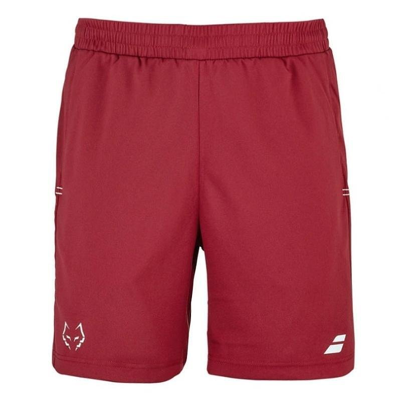 Мъжки шорти Babolat LEBRON - red dahlia, червени шорти за падел с 360 MOTION за удобство и свобода на движенията