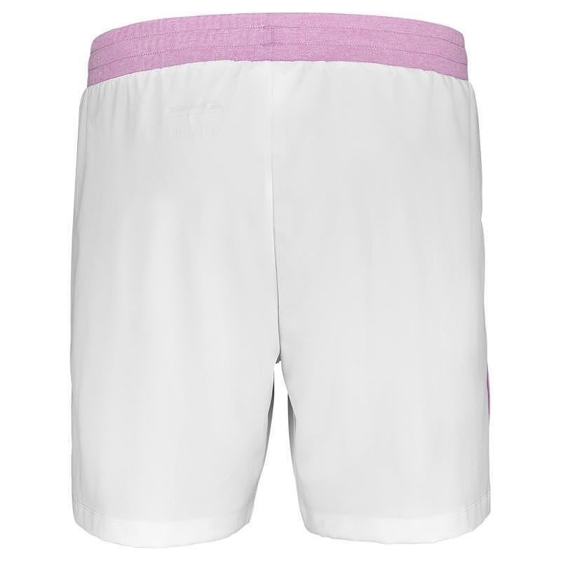 Мъжки шорти Babolat SHORT LEBRON 2025 - white, леки падел шорти с еластична талия и странични джобове