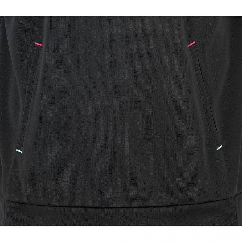 Men's Babolat PADEL HOOD BLACK sweatshirt for padel training, a comfortable hood, and freedom of movement