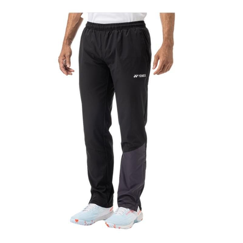 Pantaloni bărbătești Yonex Warm-Up Club Team Black trening sport negru Yonex pentru tenis și padel