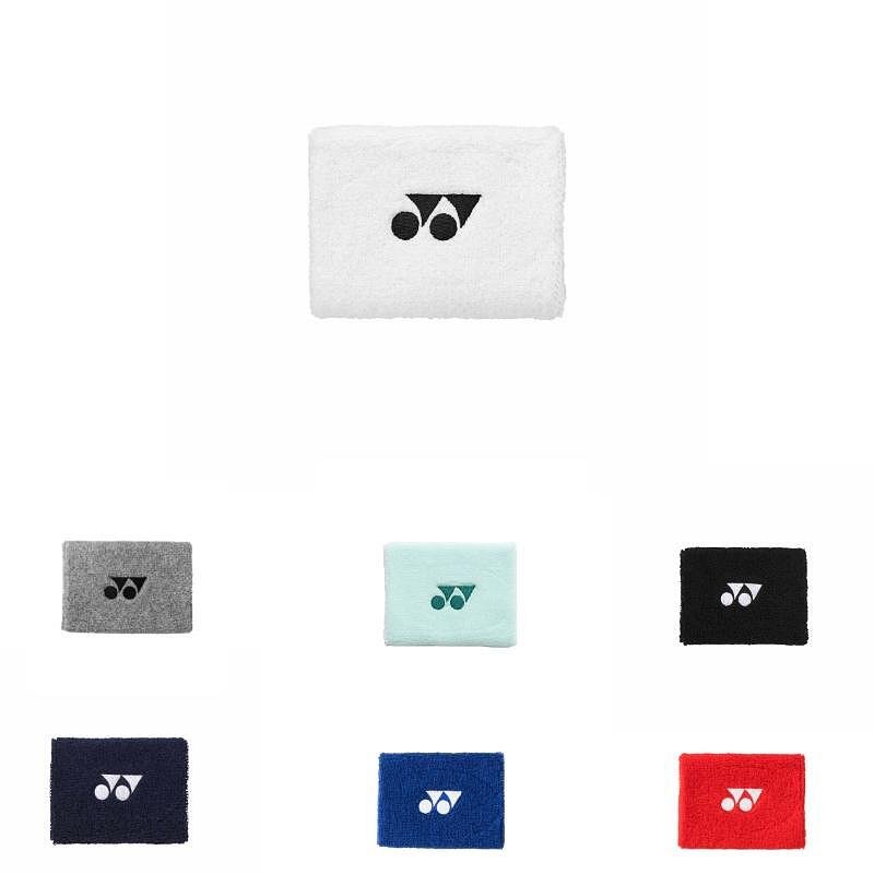 Yonex Wristband AC492 White – a comfortable white wristband for training and matches, part of tennis equipment