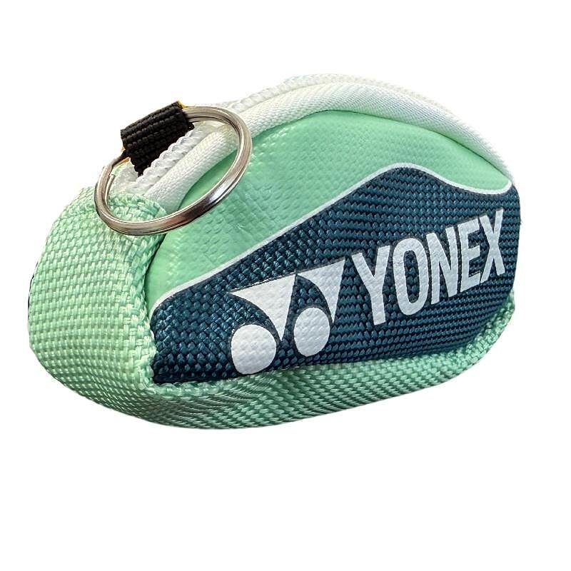 YONEX Petrol Mint key pouch keychain for keys, coins and small items – a stylish accessory