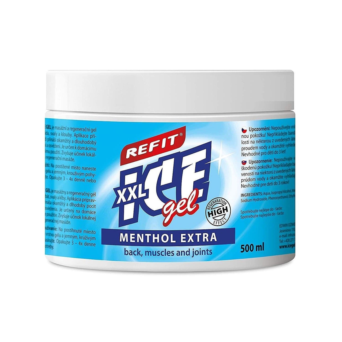 Gel răcoritor Refit Ice Gel Menthol Extra 500 ml