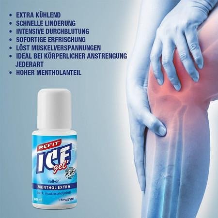 Gel răcoritor Refit Ice Gel Mentol Extra 500 ml-Copie