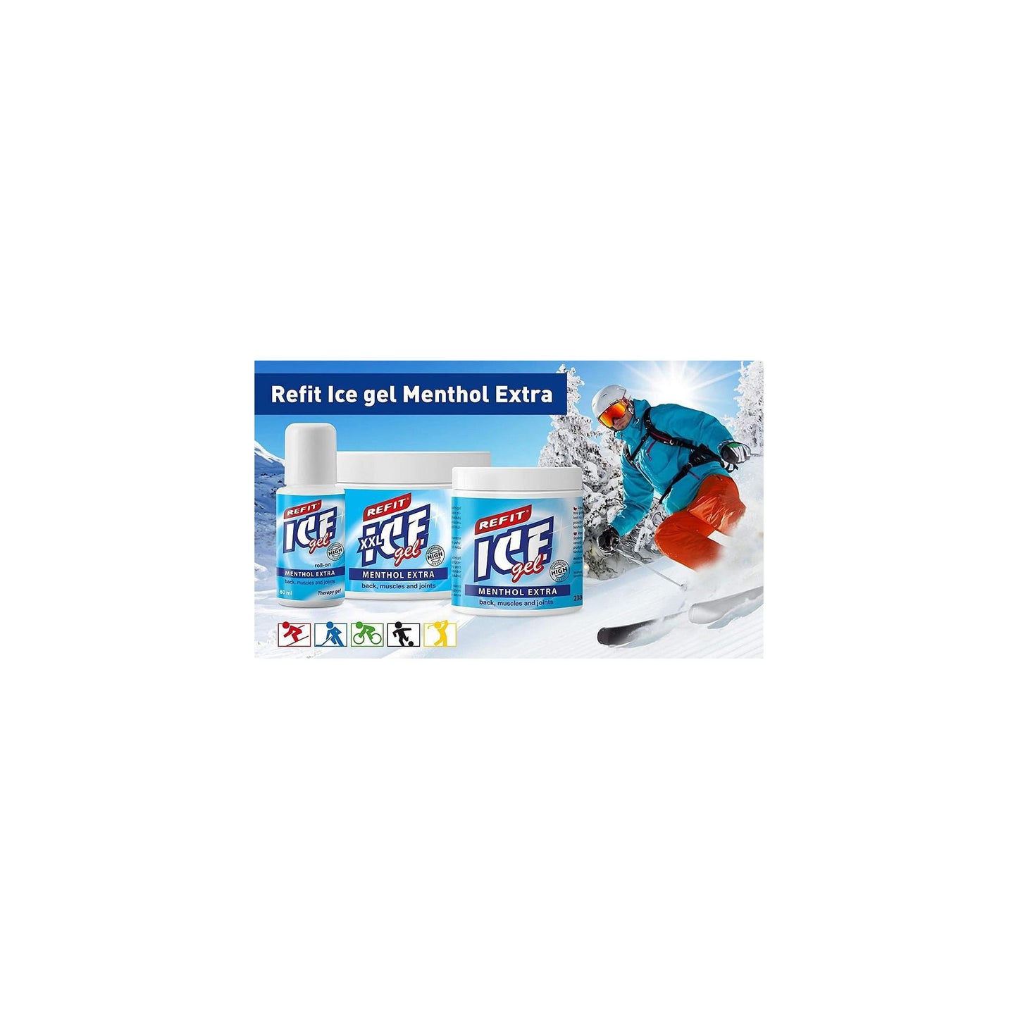 Gel răcoritor Refit Ice Gel Menthol Extra 500 ml Pompă