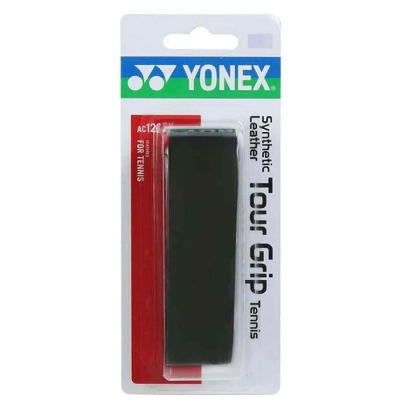 Yonex EXCEL CORE Black replacement grip - black synthetic grip for tennis racket, 25 mm, 1 pc.