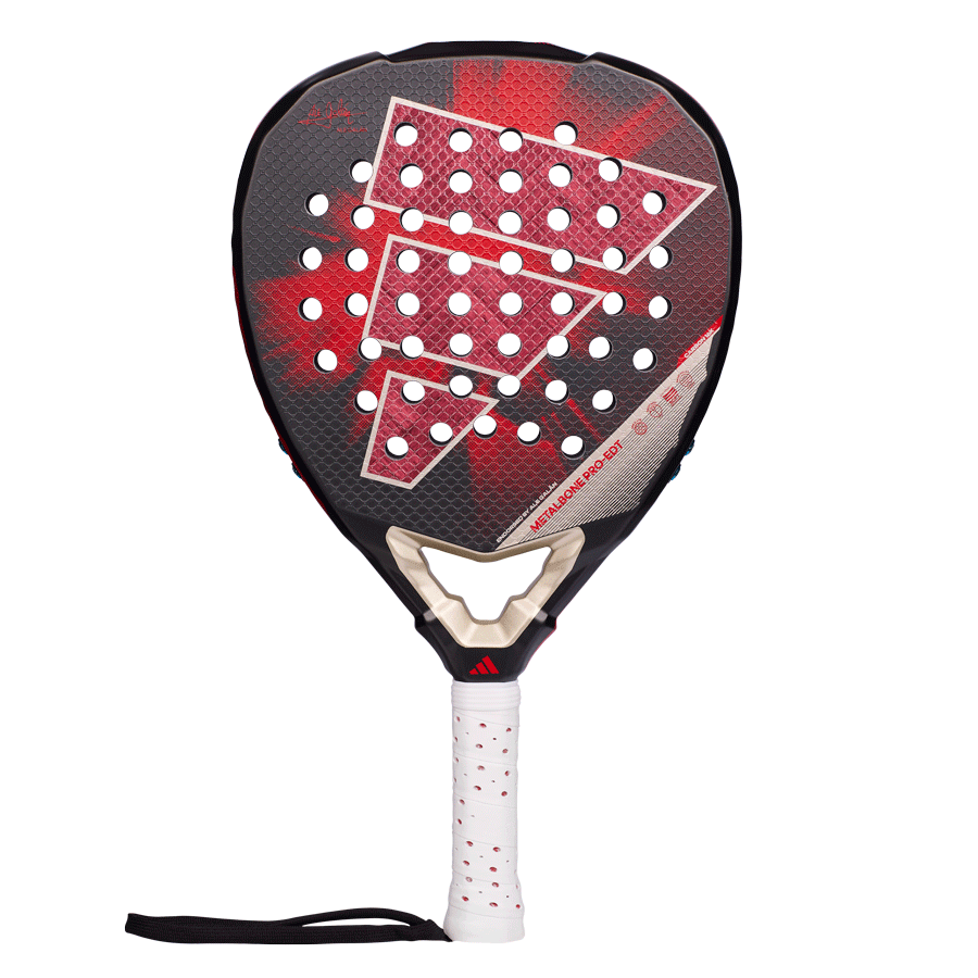 Падел ракета Adidas Metalbone Pro EDT с диамантена форма и Carbon Aluminized 16K конструкция за висока мощност.