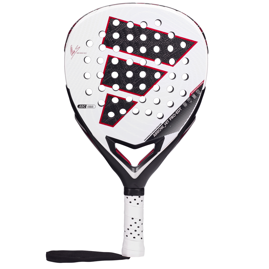 Падел ракета Adidas Arrow Hit Pro EDT с диамантена форма и централно sweet spot за прецизен контрол.