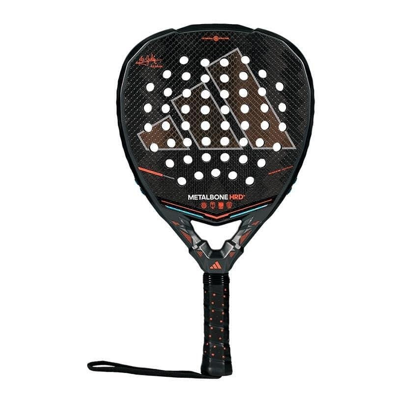 Rachetă de padel Adidas Metalbone HRD+ 2026 în formă de diamant, destinată jucătorilor avansați și unui stil ofensiv