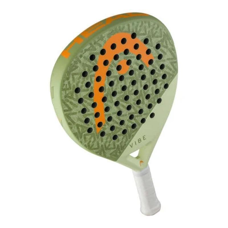 Падел ракета Head VIBE 2026 - green, orange - лека падел ракета за начинаещи с капковидна форма и комфортен контрол