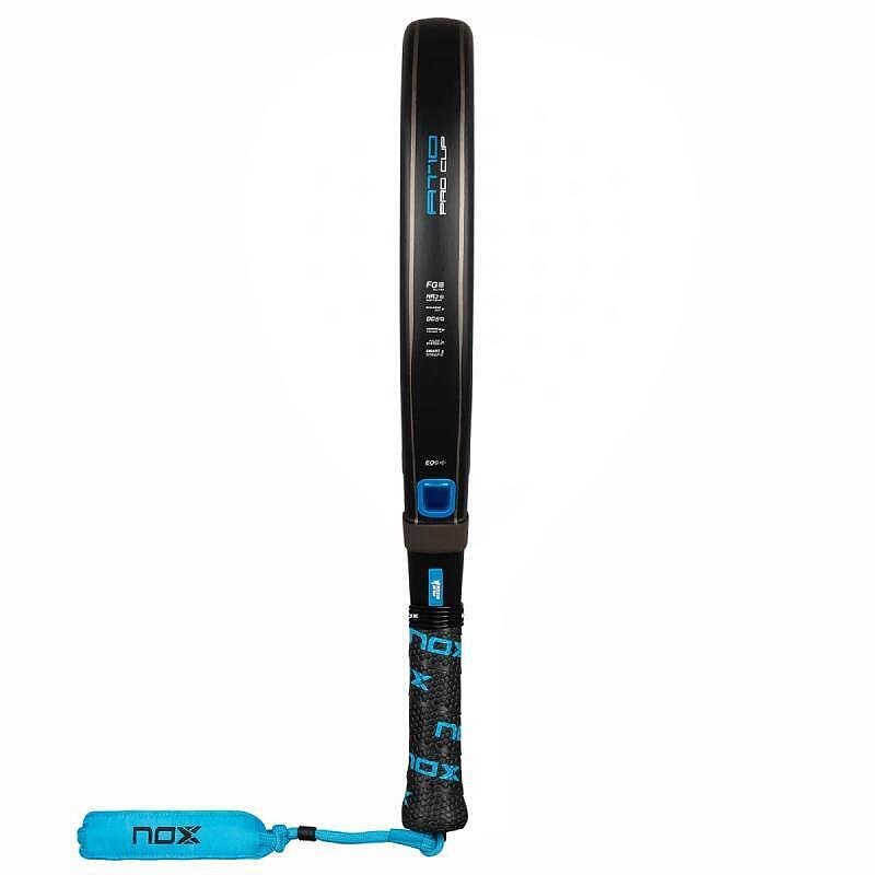 NOX AT Pro Cup Soft 2026 padel racket with teardrop shape, soft HR3 EVA core and rough Exclusive Spin surface, suitable for advanced players seeking comfort and control.