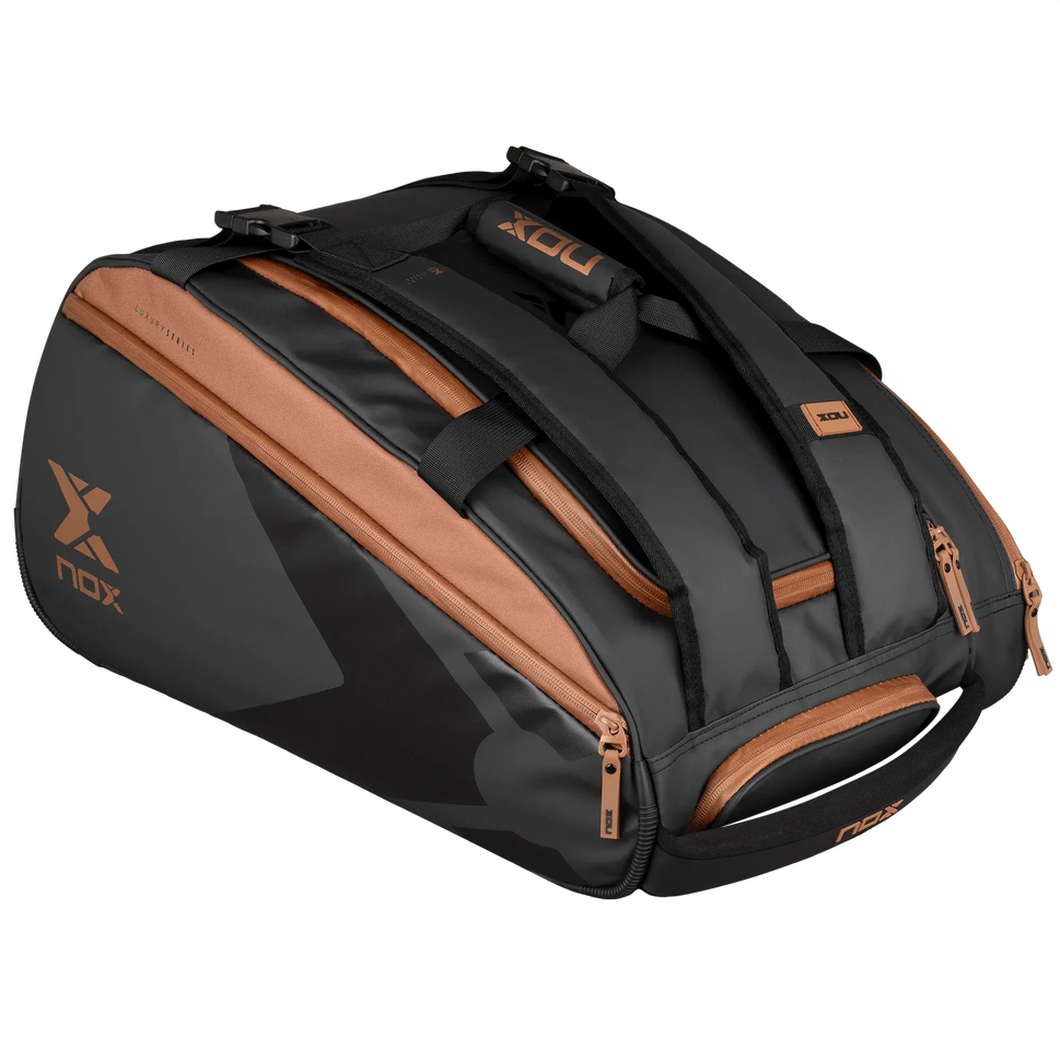 Geantă termică de padel Nox Luxury Open Black/Brown