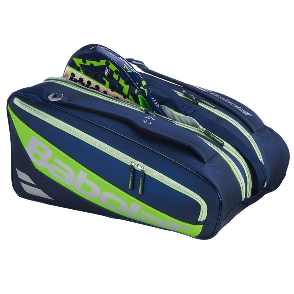 geantă termo pentru padel Babolat RH PRO J. LEBRON 2ND GEN-Multicolor - 3 compartimente principale  2 buzunare laterale  4 buzunare interioare  Număr de mânere: 2  Număr de bretele: 2 (rucsac)  Capacitate rachete: 4  Volum: 6