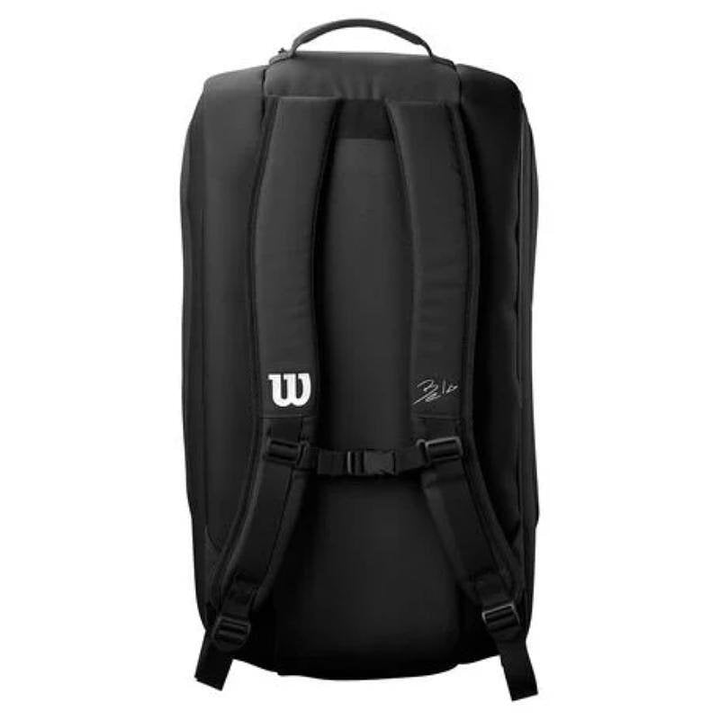 Sac termoizolant de padel Wilson Bela DNA Super Tour - sac termic negru pentru rachetă de padel și echipament de tenis