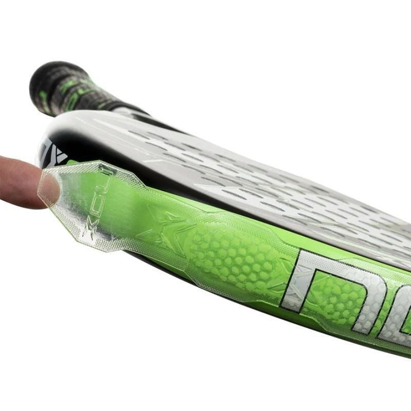 Protecție NOX pentru rachetă de padel cu design reliefat - transparentă