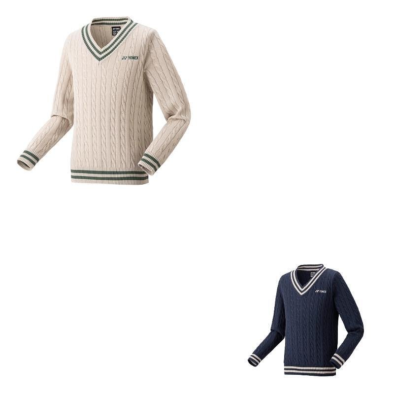 Пуловер Yonex 2025 Unisex Sweater OATMEAL – стилен и удобен за тренировка, мач и ежедневие, размер XS-XL