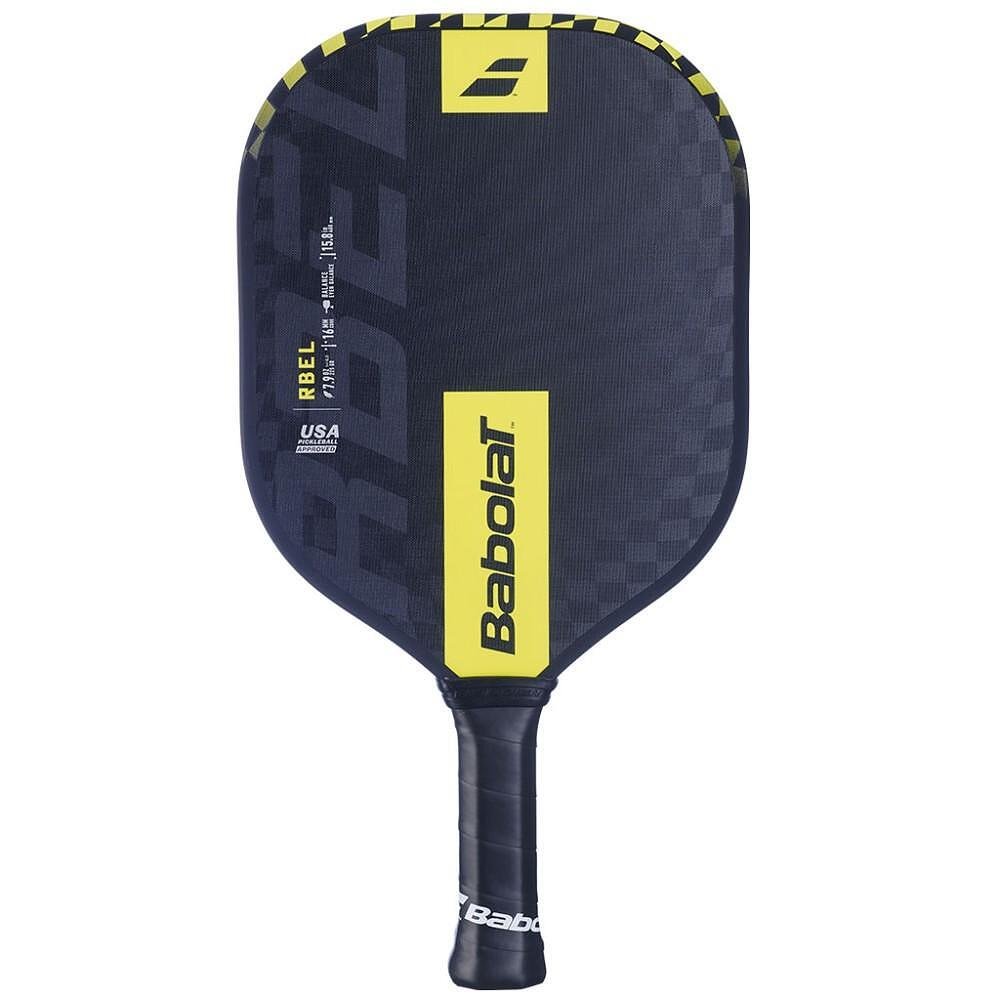 Rachetă de pickleball Babolat PADDLE RBELL – rachetă de înaltă performanță pentru pickleball, cu formă widebody și grosime de 16 mm.