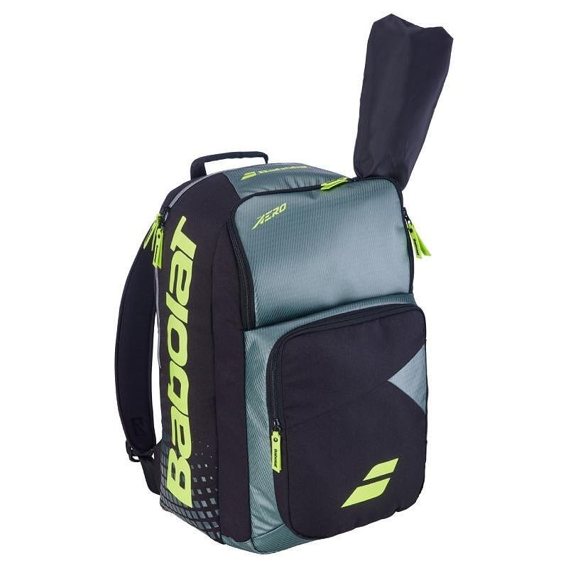 Раница Babolat Pure Aero - тенис раница за до 3 ракети, екипировка и аксесоари, водоотблъскваща и издръжлива